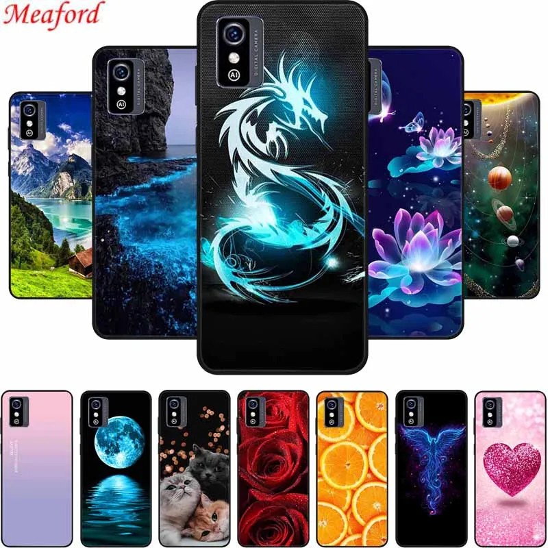 

Роскошная Защитная черная силиконовая Мягкая задняя крышка для телефона ZTE Blade L9 Φ L 9 5,0 "Противоударная Обложка