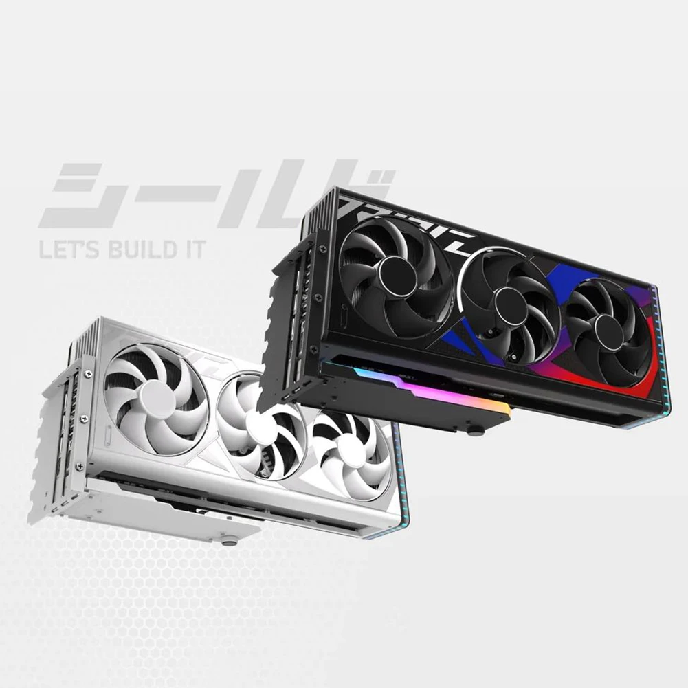

Vertical GPU Mounting Bracket with 15cm PCI-E 4.0 X16 Riser Cable Graphics Card Holder Kit GPU Mount Graphic Card Bracket