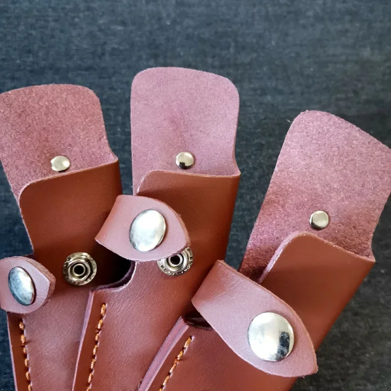 Dropship 13,3 cm 15,5 cm 17,8 cm cuchillo hecho a mano para exteriores soporte de Funda de cuero caza Camping hoja fija cuchillo funda cinturón