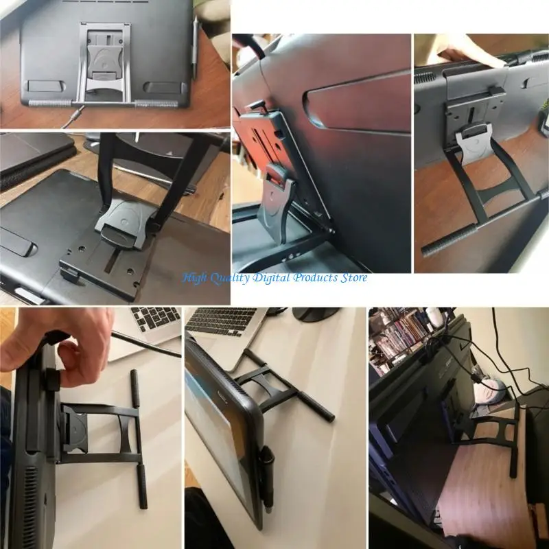 

U2JE Stable Drawing Board Holder For Kamvas 19 22 24 Artist 27inch Compatible Adjustment Height