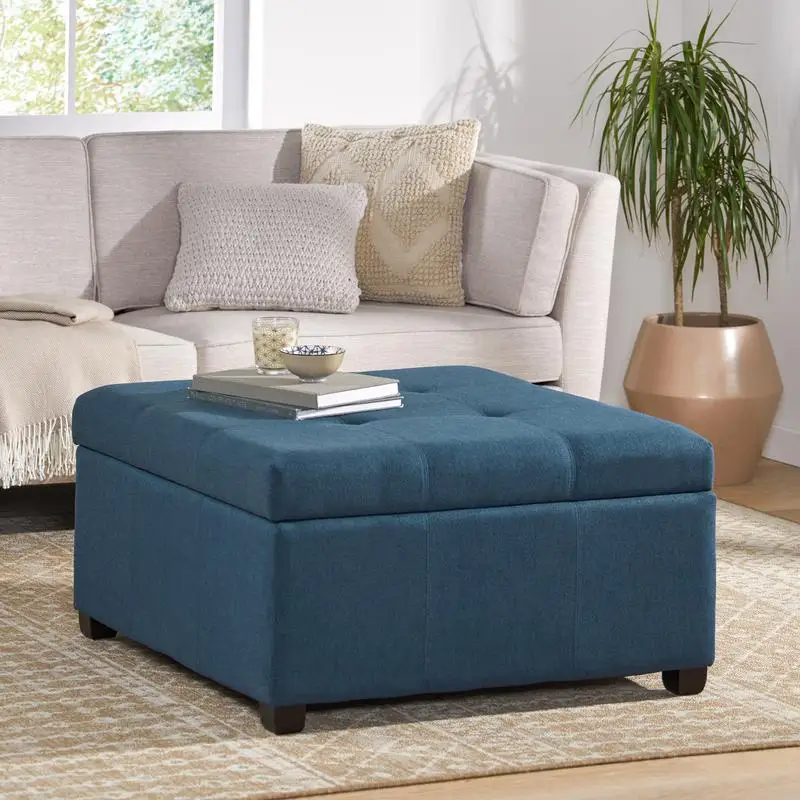 

Carlsbad Storage Ottoman' can be transformed into: "Stylish Storage Ottoman with Ample Space for Home Organization and