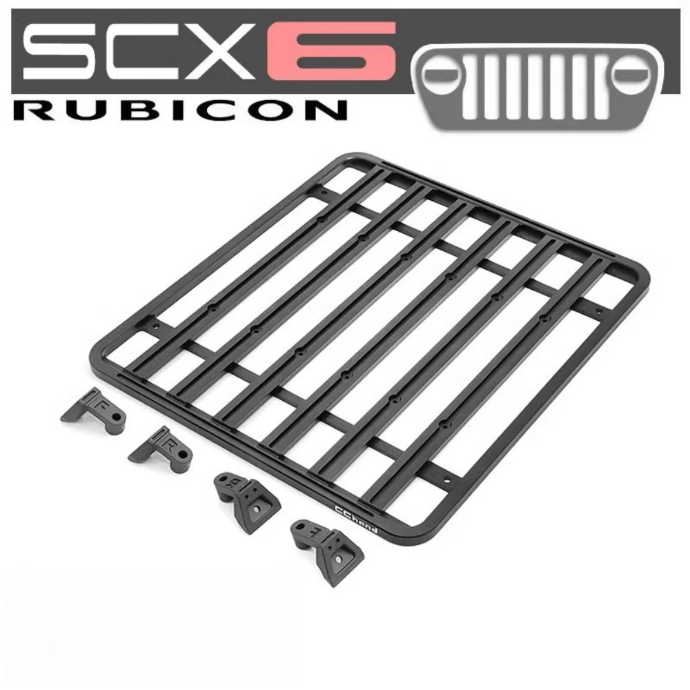 Scale 1/6 Aluminum Roof Rack fit SCX6 Jeep Wrangler body Crawler RC Car 1 6