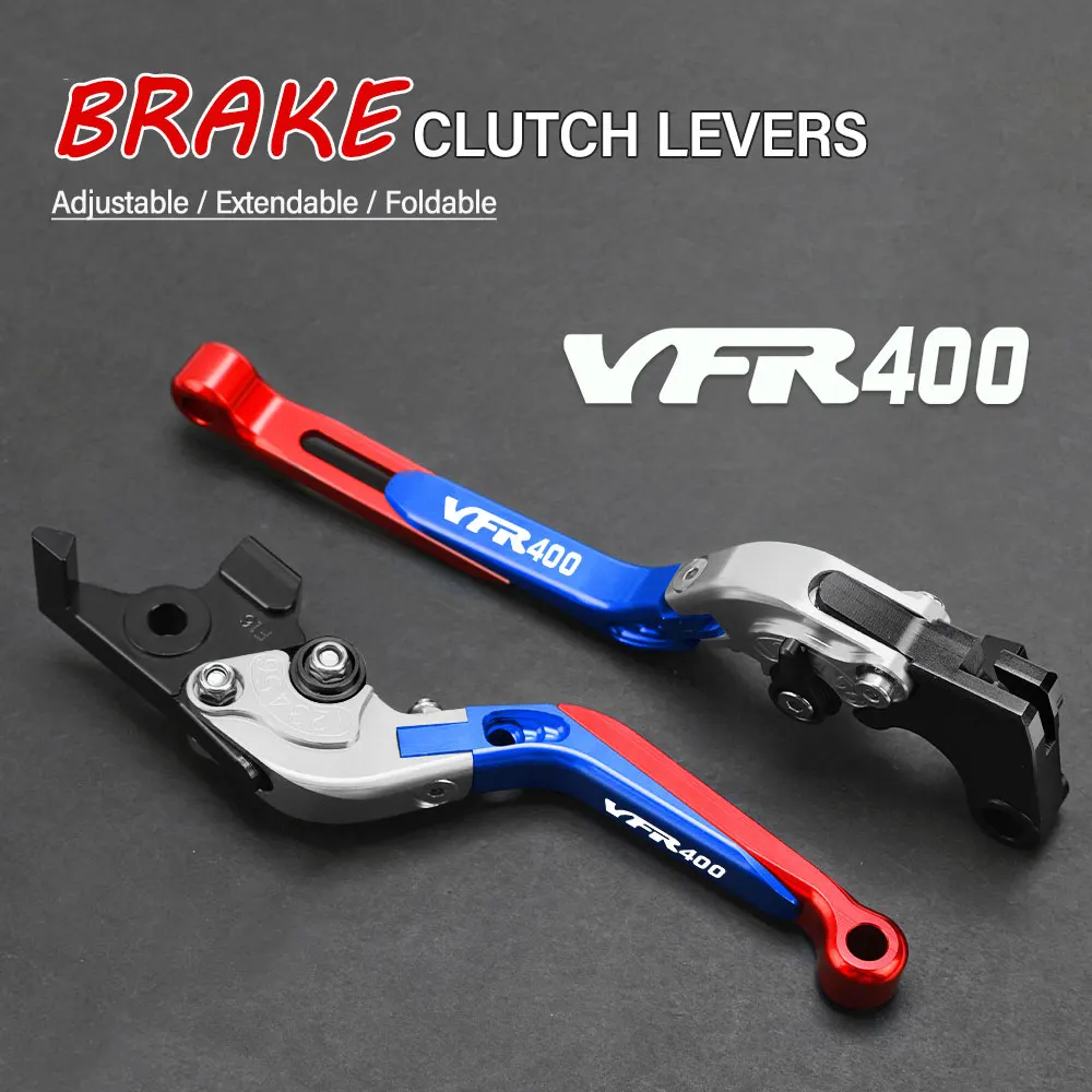 

FOR Honda VFR400 VFR 400 1989-1990 1991 1992 Motorcycle Hand Brake Clutch Adjustable Levers Handle Folding Extendable Lever grip