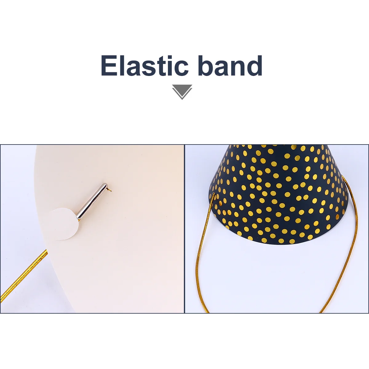 

4Pcs Birthday Hats Glitter Wave Point Beautiful Design Party Supplies Kids DIY Costume Accessory Props Birthday Hat