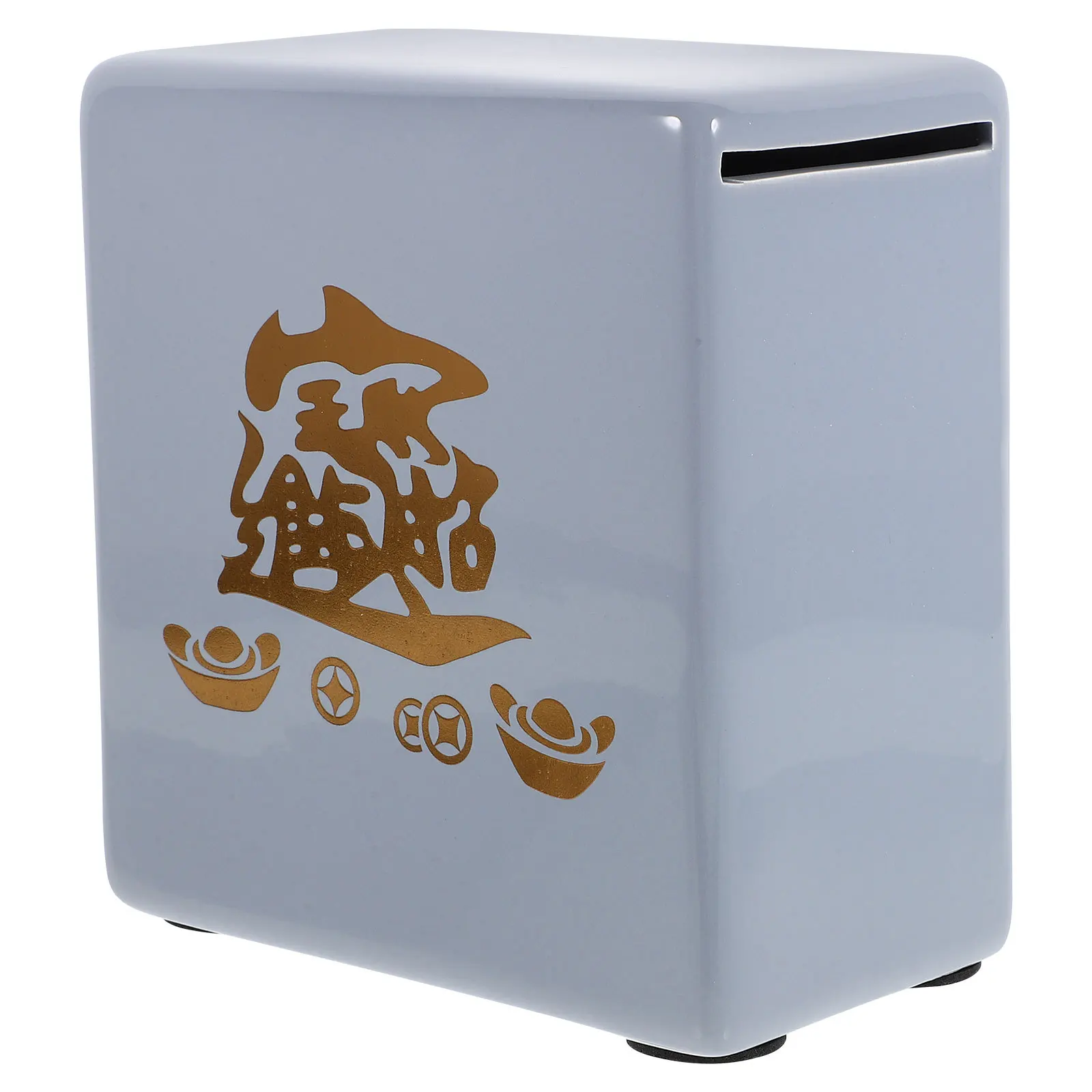 Large Capacity Ceramic Money Box Savings Jar Piggy Bank for Adults Only Saving Money Storage Piggy Bank