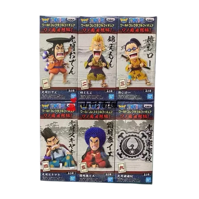 Genuine Bandai ONE PIECE WCF Wano Country Think Back 1 Kozuki Oden Denjiro Anime Action Figures Model Figure Toys Gift for Kids