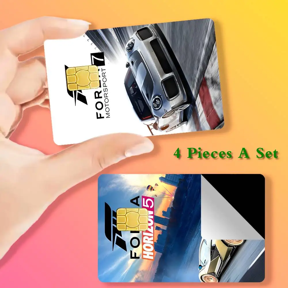

F-Forza-Horizon 5 Card Stickers Cover Film Sticker for Debit Credit Bank Card Waterproof