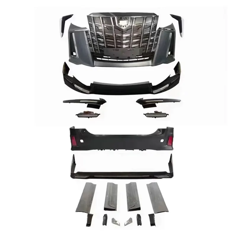 

2018 for Alphard Upgrade with PP Modified for Style Bumper Guard New Body Kit Enhancement
