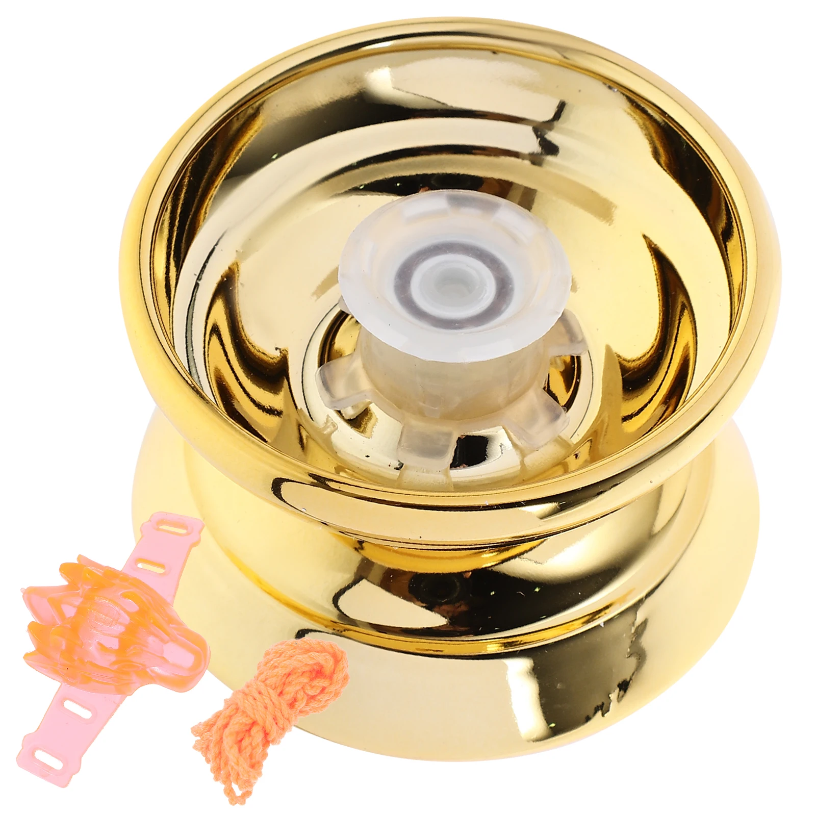 

Beginner Yo-yo Outdoor Toy Yoyo Metal Cool Golden Retro Toys Bearing Titanium Alloy Yyoyo