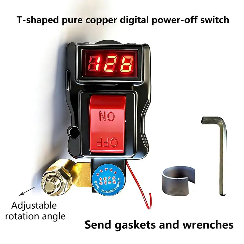 Car Battery Terminal Disconnect  Digital Voltage Monitor Convenient Safety for Everyday Vehicles