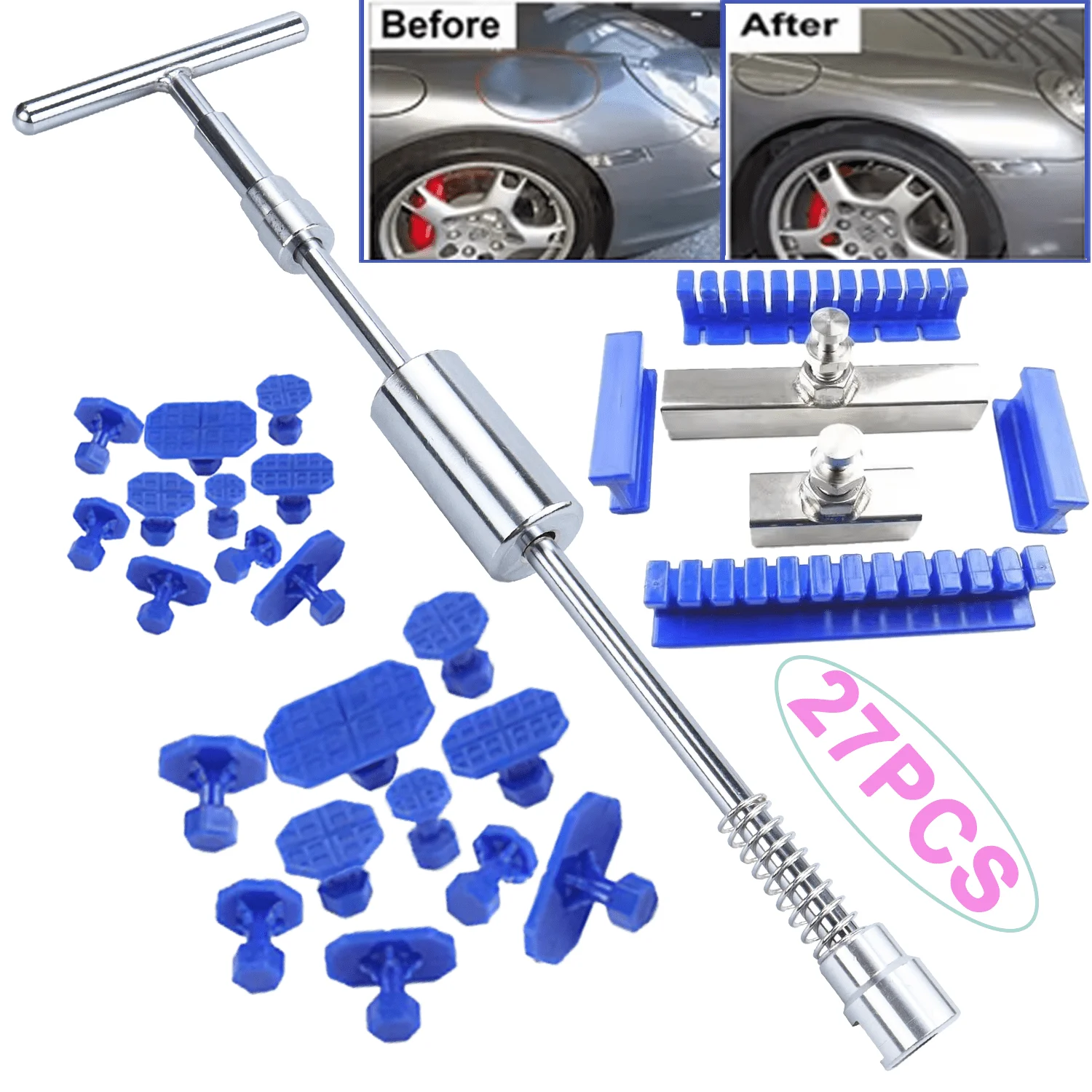 

Инструмент для удаления вмятин, автомобильный выпрямитель, набор для беспокрасочного ремонта, аксессуары для вытягивания вмятин, инструменты для кузовного ремонта, автомобильная механическая присоска