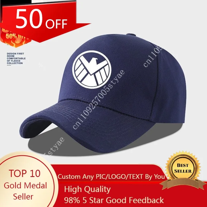 

Marvel's Agents of S.H.I.E.L.D. Hat — Black Widow Hawkeye Casual Baseball Cap | Unisex Summer Sun Hat
