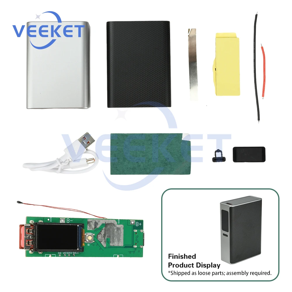 

22.5W Fast Charging Power Bank Motherboard TFT Color Digital Display Support PD/QC/VOOC Portable Power Charge Protection Board