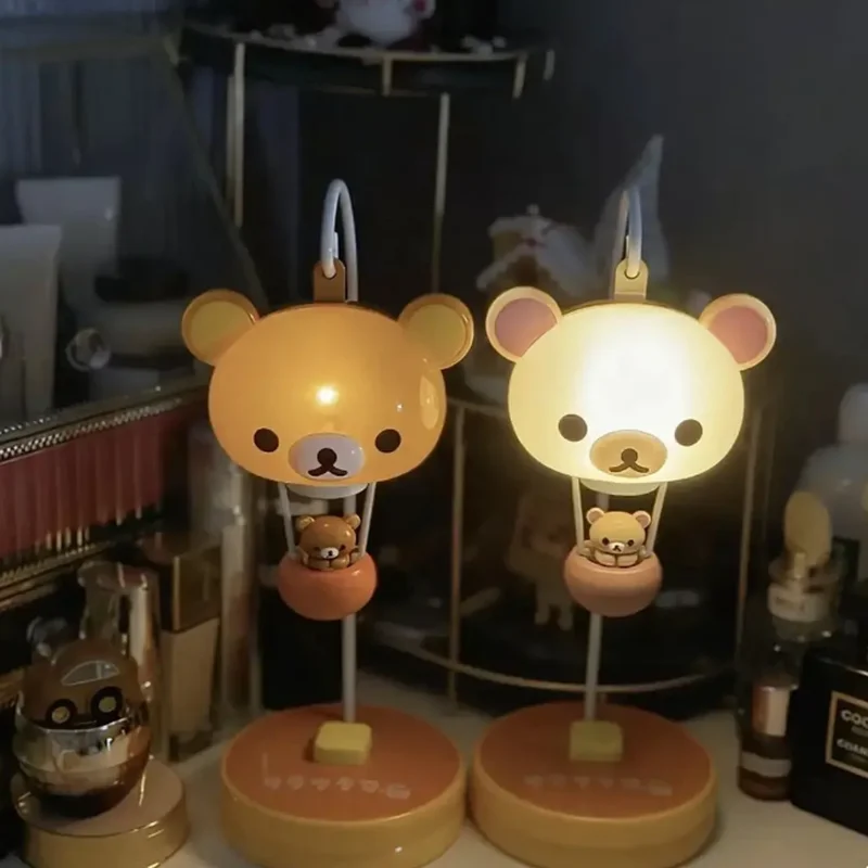 Rilakkuma Ballonlicht Schattig Sanx Bos Decoratieve Ballonlamp Cartoon Nachtlampje Ontspannend Beer Thema Creatief Home Decor
