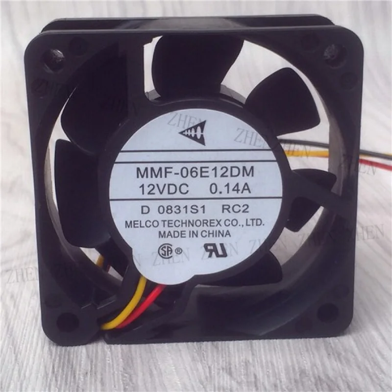 Y  1 Pc. New fan FOR  MMF-06E12DM-RC2 3-pin with detection function 12VDC 0.14A 6015