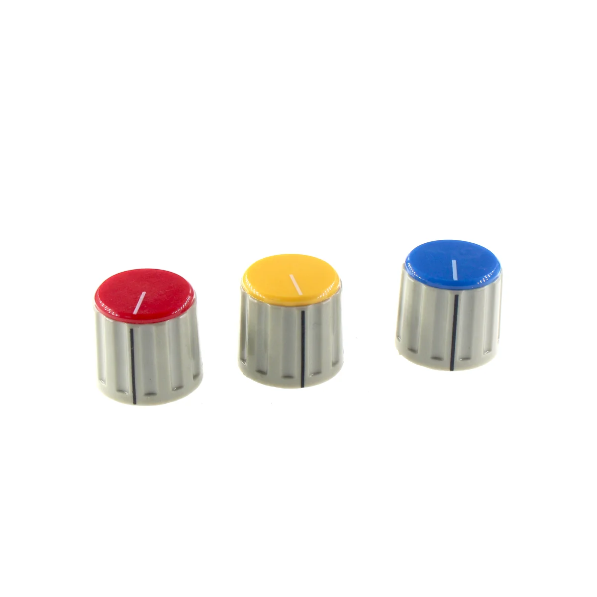 5pcs 21mmX19mm inner diameter 6mm KN115 KN118 knob plastic adjustment knob potentiometer knob volume knob (copper)