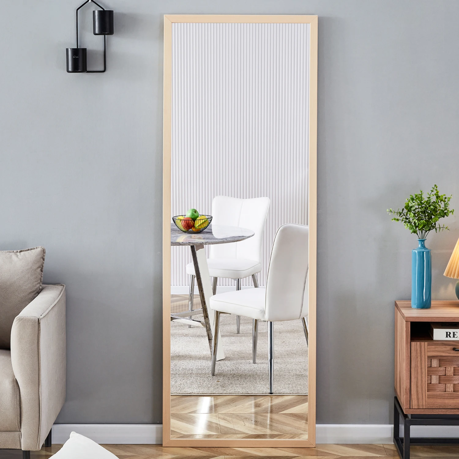 Third generation packaging upgrade, thickened border, full length mirror, dressing mirror, bedroom entrance, decorative mirror,