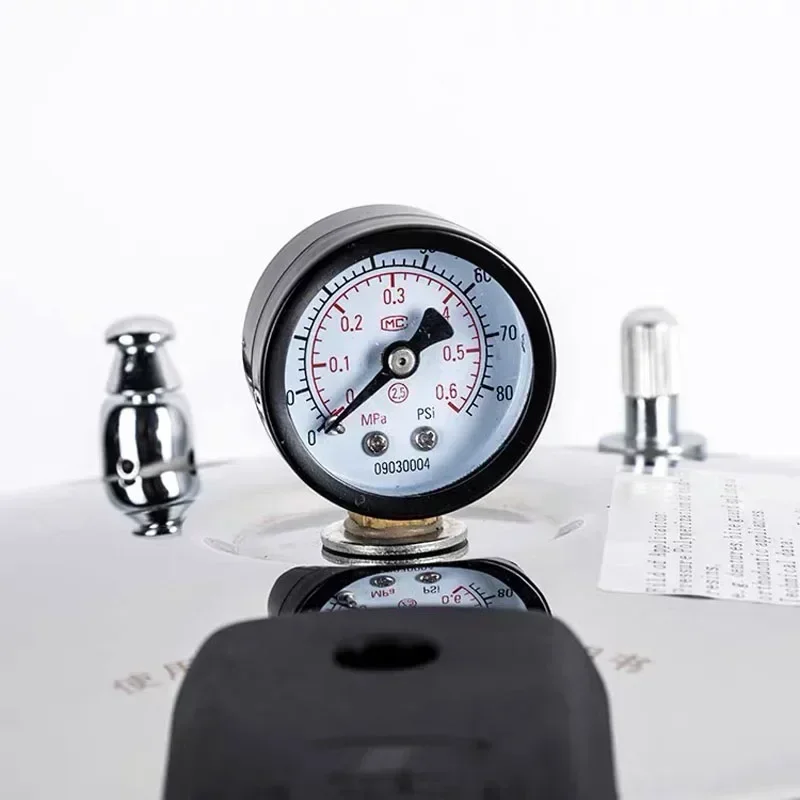 

NEW Dental Lab Denture Curing Pressure Pot Sterilizing Pneumatic Polymerizing Pot with Pressure Gauge.