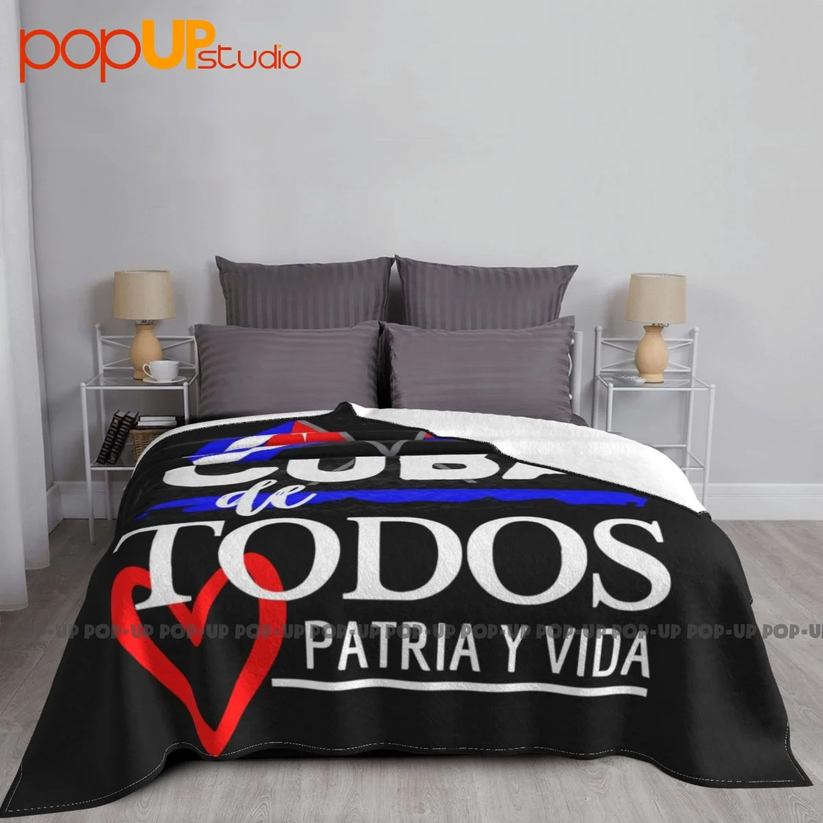 Cuba De Todos Patria Y Vida P-122 Blanket Luxury Comfort Microfiber Bedding Throws Family Expenses