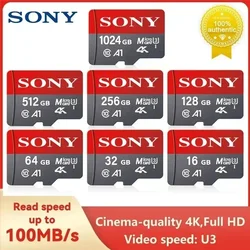 1TB SONY Ultra mikro SD/TF Flash hafıza kartı 128 GB 256GB 1TB 512GB mikro SD kart 32 64 128 GB MicroSD Dropshipping için telefon