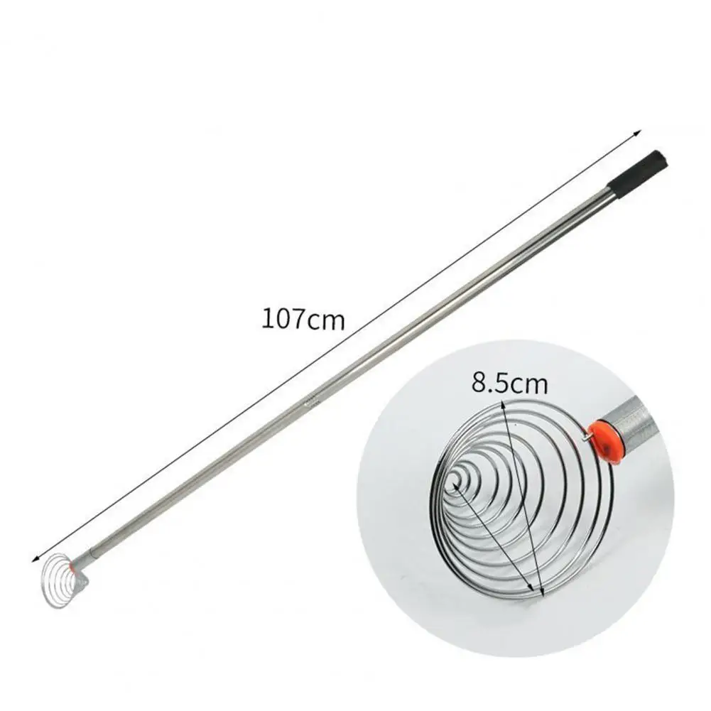 

107cm Egg Grabber Stainless Steel Nut Gatherer Peanut Picker Flexible Multifunctional Farm Tool For Potato Picking Shell Collect