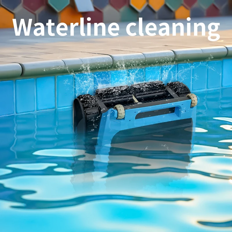 Artificial intelligence driven automatic wall climbing robot pool cleaner | 500 m2 intelligent vacuum system
