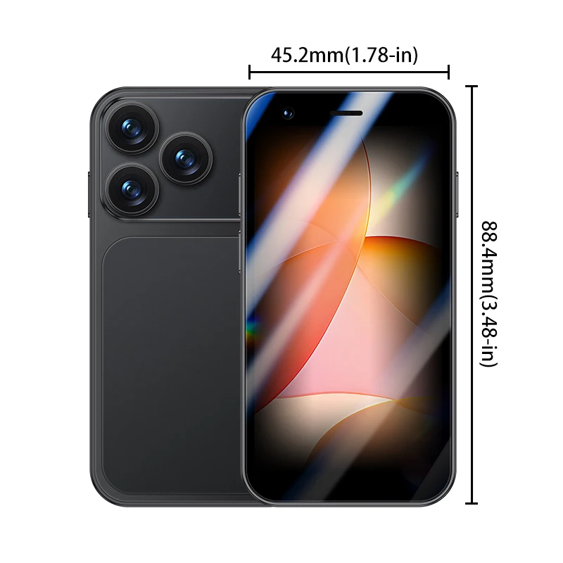 Mini Smartphone with 3.0-Inch Display, 3G WCDMA, Dual SIM Cards, GPS, Facial Recognition, And Android Operating System