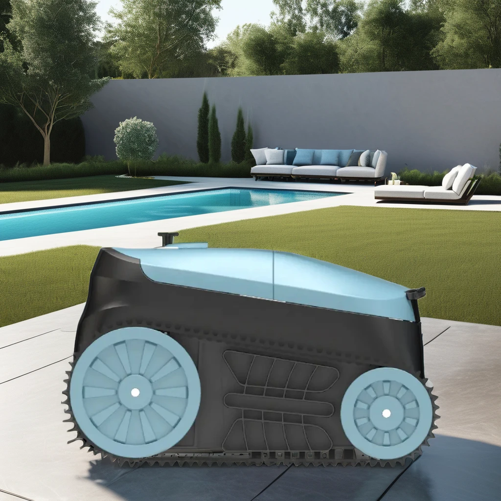 Automatic Robot Vacuum Cleaner for Pool Surface Cleaning Cordless Swimming Pool Robotic Billiard Machine Made of Plastic