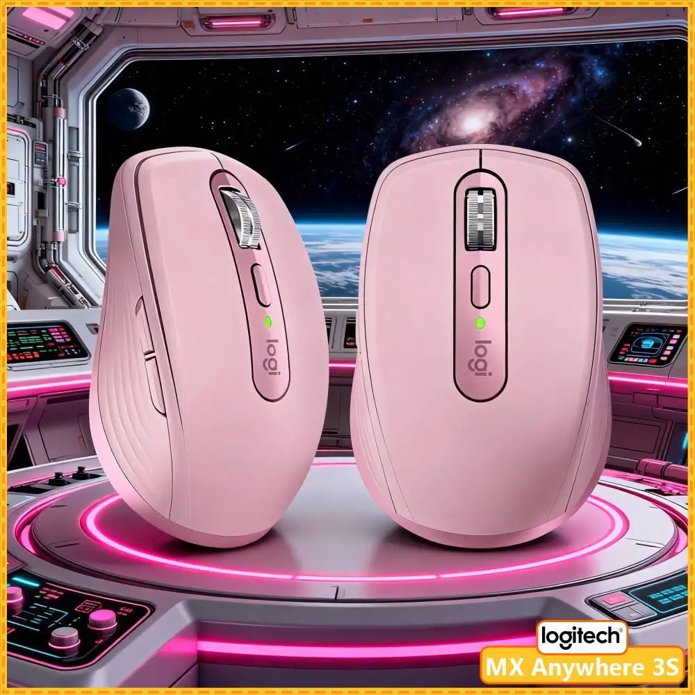 Professional Logitech MX Anywhere 3S - 8000 DPI, Hyper-Scroll Feature, USB-C Port, Must-Have for Florist & Order Record Keeping