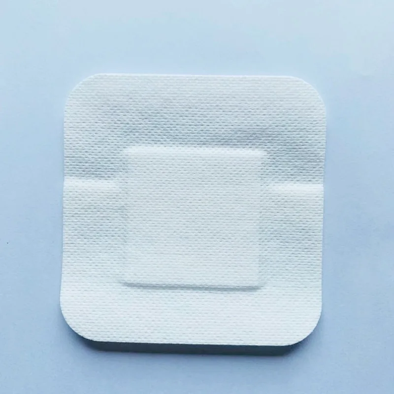 5 fogli/set non tessuti Patch per ferite in pelle nastro per medicazione 10x10cm toppa per ombelico traspirante di grandi dimensioni accessori per