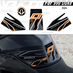 3D Resin Tank Pad Sticker Motorcycle Fuel Tank Protectior Decal For KTM DUKE 990 Duke 990 duke990 2024