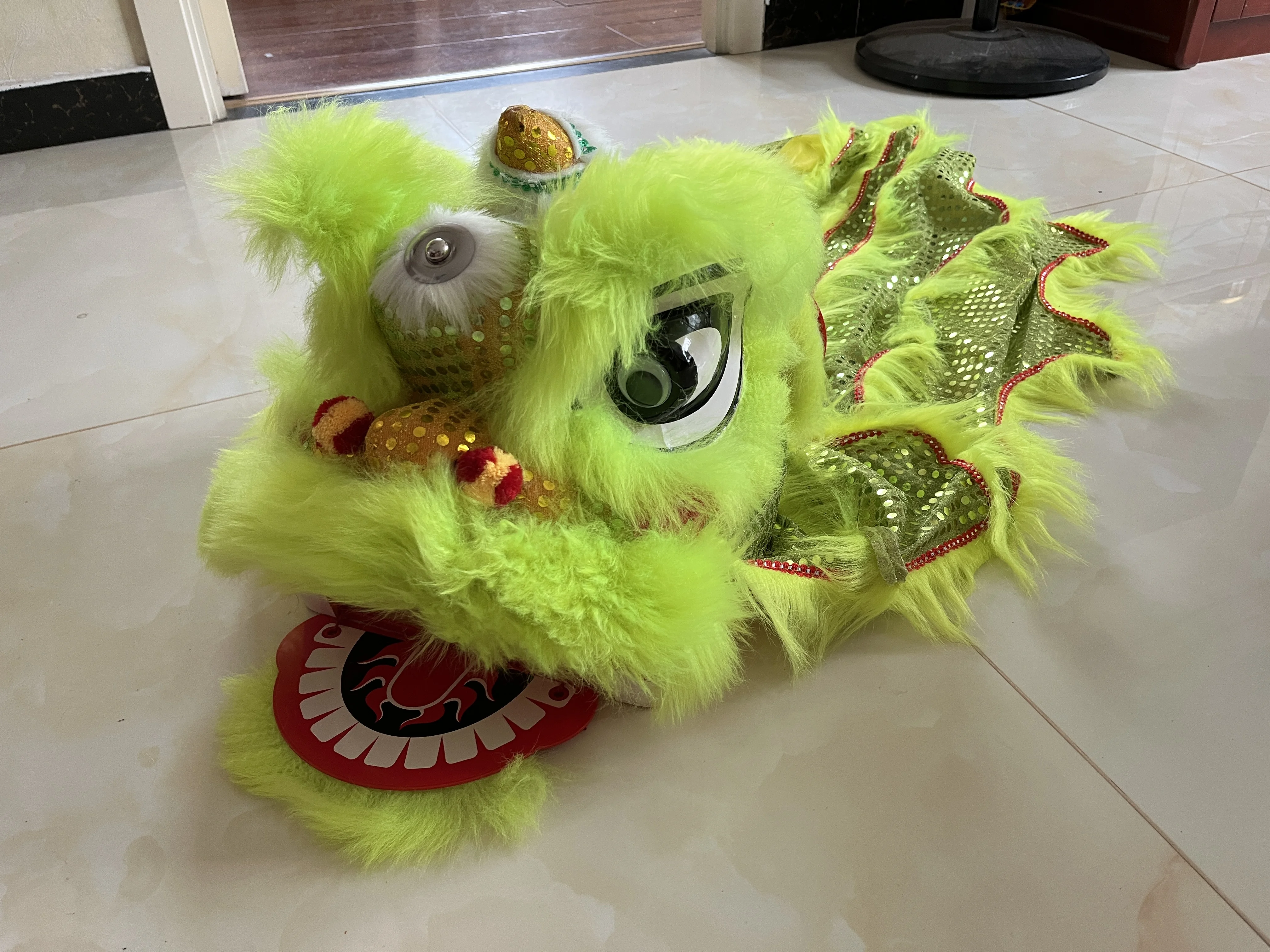 

Drama Lion Dance Royal 14 inch Costume 5-12 Age Kid Boy Girl WZPLZJ Fun Party Sport Park Game Outdoor Even Mascot