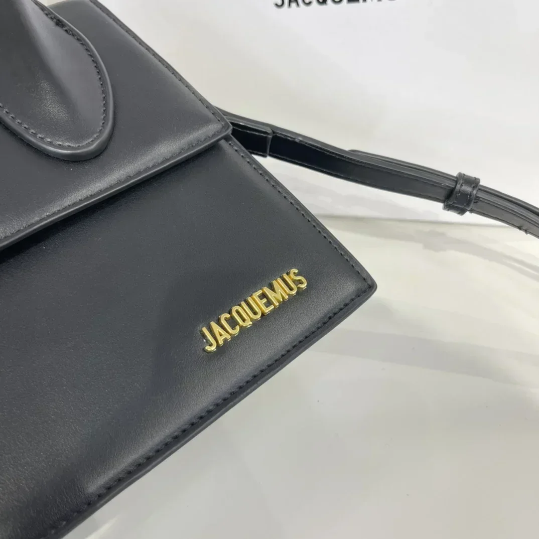 Jacquemus New Luxury Le Chiquito Noeud Leather Top Handle Bag Women Shoulder Bag Fashion Handbag Classic Underarm Bag