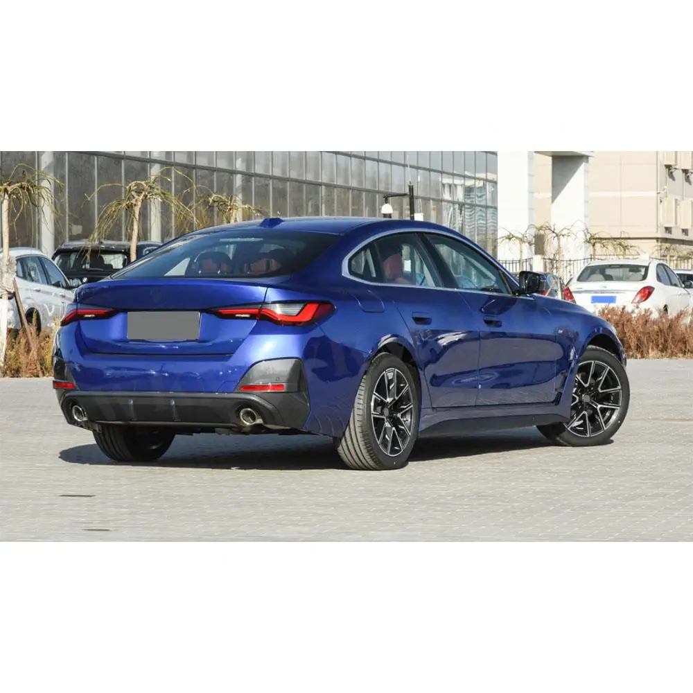 

ABS Gloss Black Car Rear Bumper Lip Diffuser Spoiler for BMW 4 Series G26 425i 430i M Sport Sedan Gran Coupe 2021 +