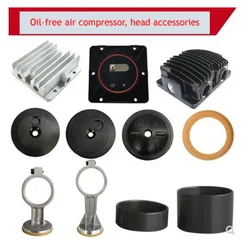 Oil-free Air Compressor Head Bowl Cylinder Aluminum Alloy Cylinder Liner Valve Plate Iron Plate Valve Plate Connecting Rod