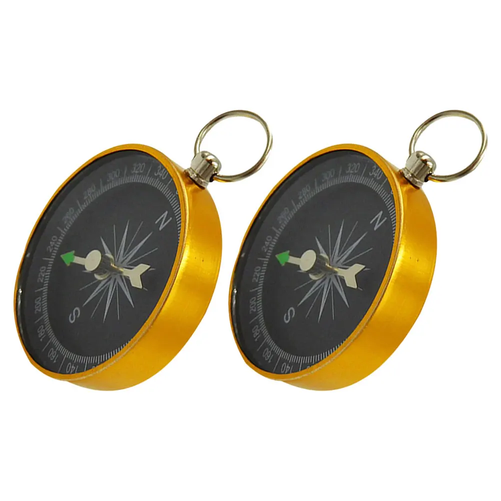 

Compass Keychain for Outdoor Adventure Camping Backpacking Accessory Small Ring Boating Hunting Portable