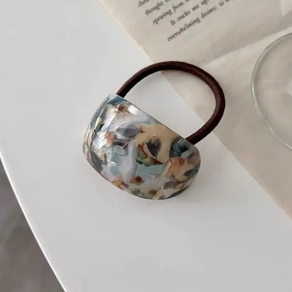 

Новая ацетатная веревка для головы, эластичное овальное кольцо для волос, портативные аксессуары для волос для женщин