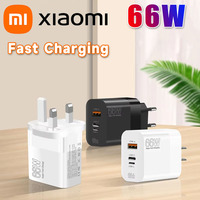 Xiaomi 66W Super Fast Charging Adapter PD Reverse Charger Suitable For Apple Huawei Xiaomi EU/US/UK Standards Phone Adapter