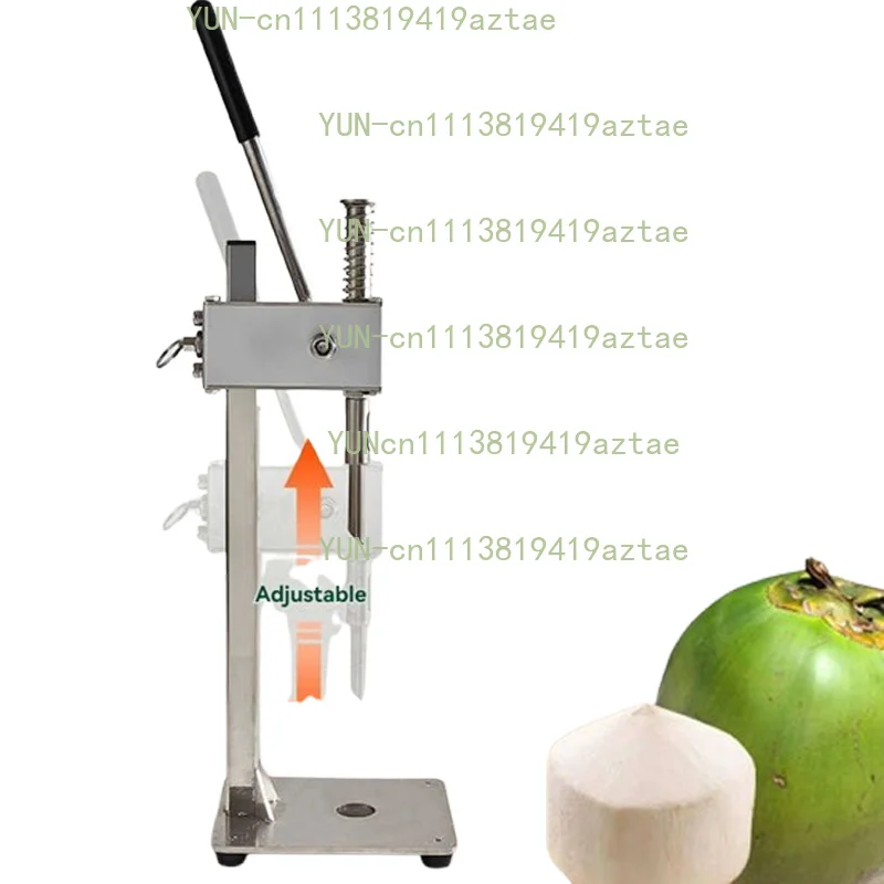 Manual Coconut Hole Opening Machine Coconut Opener Tool Stainless Steel Hand Press Driller Green Coconut Opener