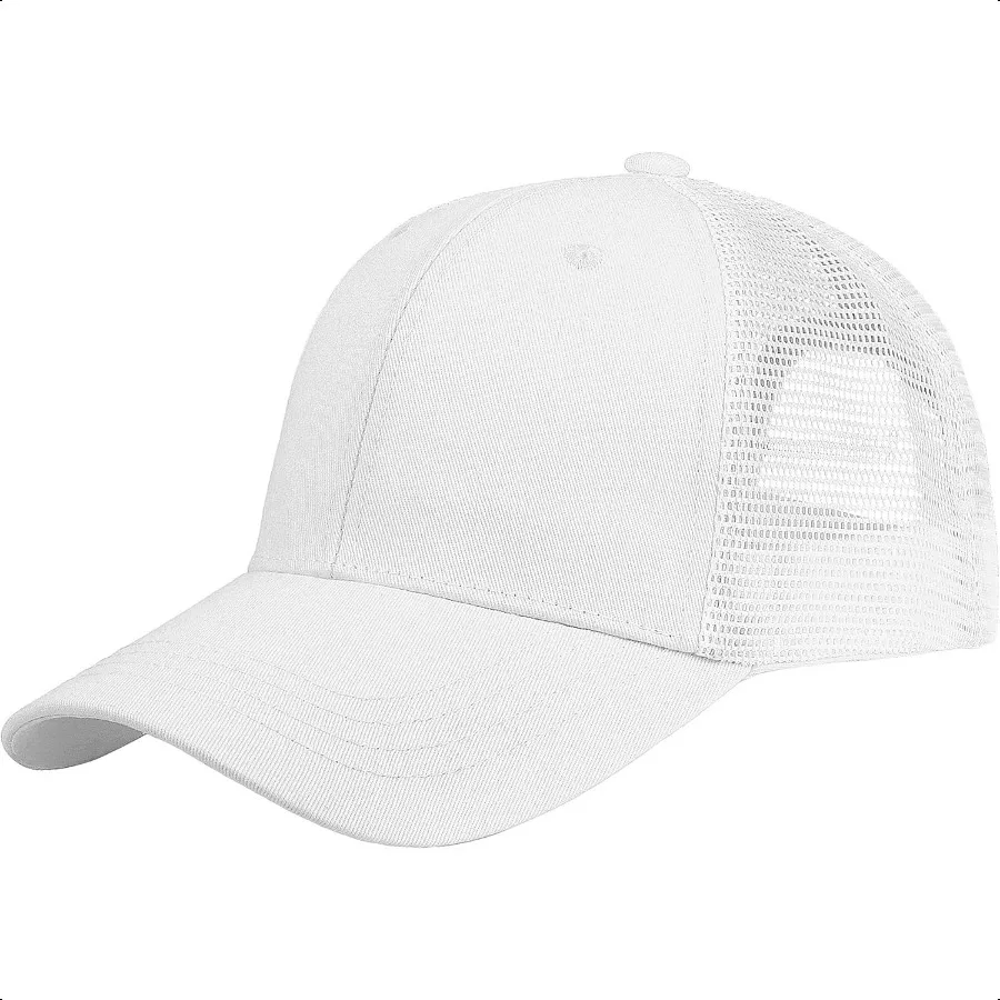 

Falari Trucker Hat Baseball Cap Structured Plain Design 6 Panel Adjustable Size