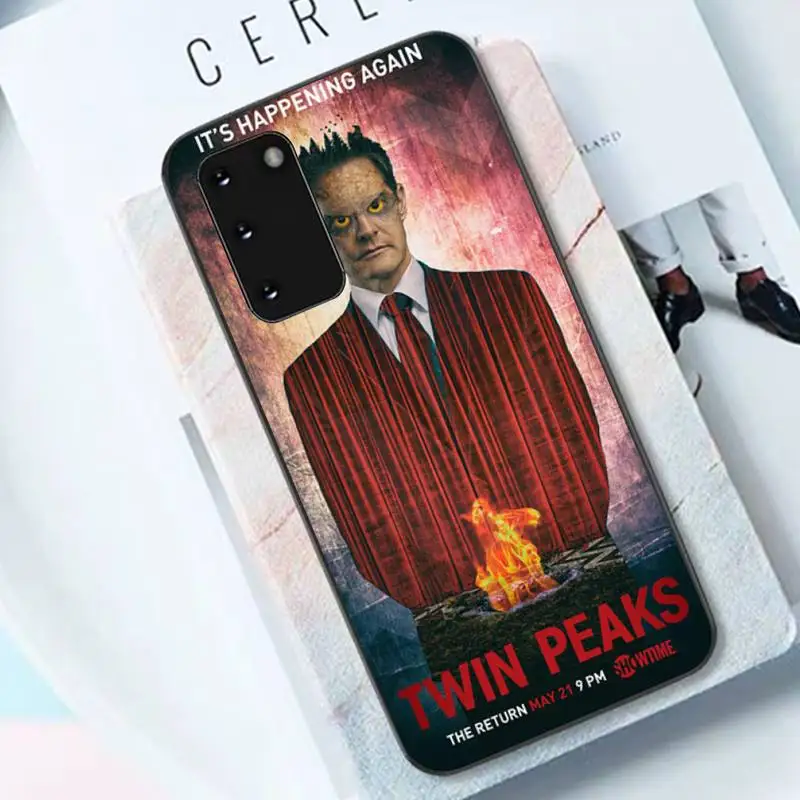 Welcome To Twin Peaks Phone Case for Samsung S20 lite S21 S10 S9 plus for Redmi Note8 9pro for Huawei Y6 cover