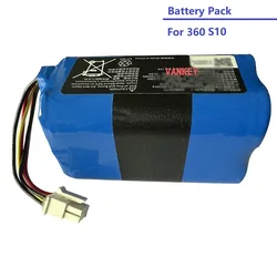 4930mAh Li-ion Battery for 360 S10 X100 Robot Vacuum Cleaner  Accessories Spare Parts Charging Battery