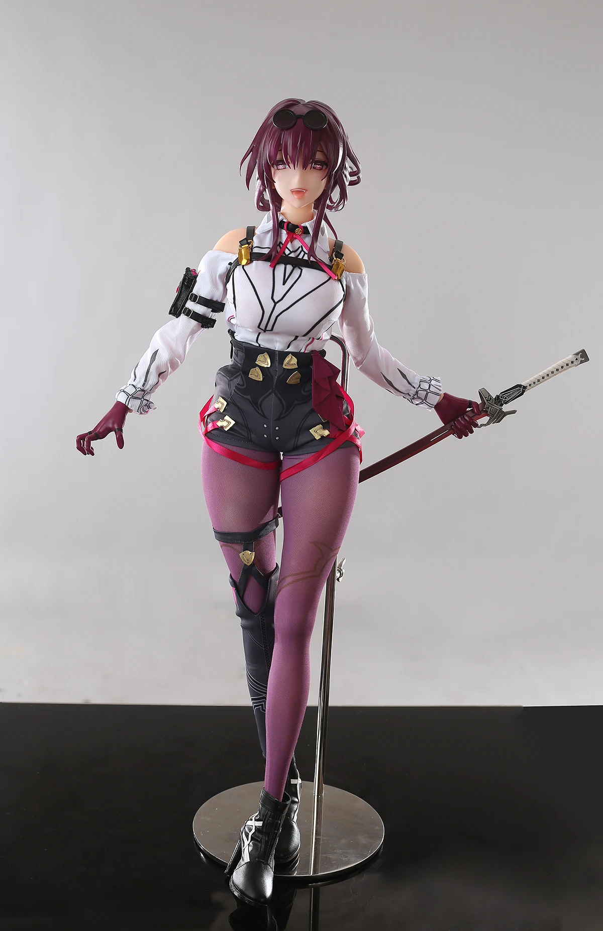 Muñeca de acción realista de 65cm, muñeca de Anime de silicona sólida auténtica, articulaciones, esqueleto de Metal