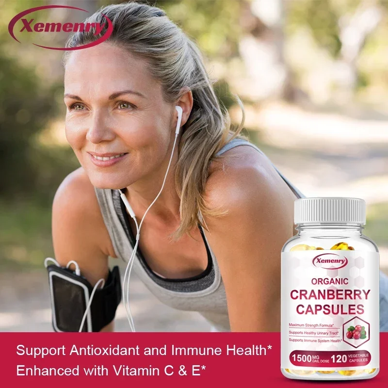 Cranberry - Supports Urinary and Bladder Health, Cleanses The Urinary Tract, Powerful Antioxidant