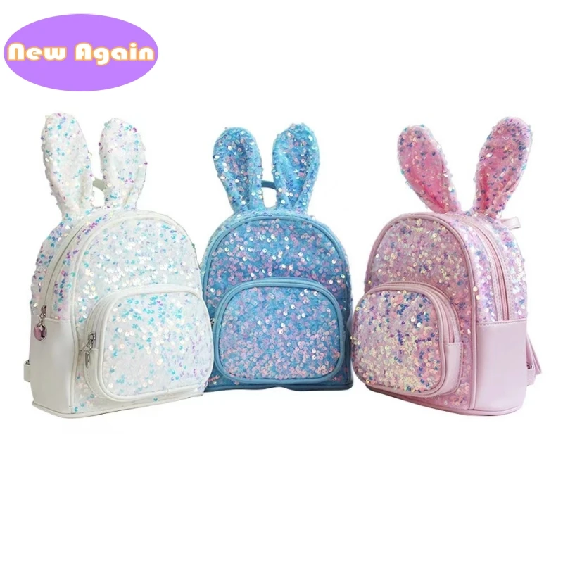 Children\'s lightweight cartoon backpacks Girls sweet stylish  sequin Kindergarten Toddlers Backpack Kids school bags  NAB293