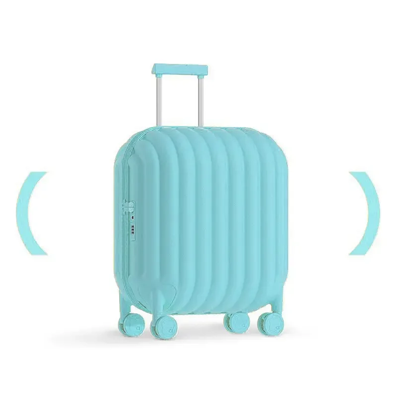 New Design Rolling Luggage Travel Suitcase Boarding Multifunctional Suitcases Unisex Password Trolley Case Small Fashion Trunk