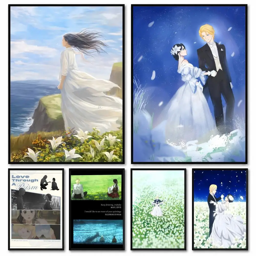 Love Through a Prism Poster Room Decor Home Wall Art Printing Waterproof Garage BedRoom Posters Gift