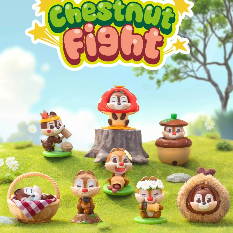 

Miniso Disney Chip And Dale Chestnut Fight Series Blind Box Trendy Play Handmade Doll Ornament Children'S Birthday Gifts
