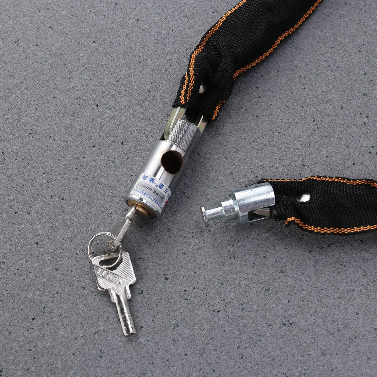 

80 CM Lightweight Cable Key Chain Cable Lock Anti Theft Stainless Chain Lock Steel for Bike Scooter Sport Equipment