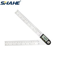 Shahe 0-200/300mm Digital Protractor Angle Ruler Electron Goniometer Angle Finder Meter Angle Gauge Measuring Tools